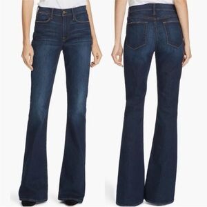 Frame Denim Le High Flare Dark Wash Sz 29